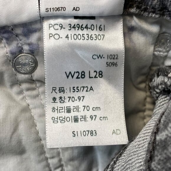 Levi's Wedgie Fit Straight Jeans Womes Sz 28 Smoky Skies High-Rise Big 'E' Denim - Picture 14 of 14